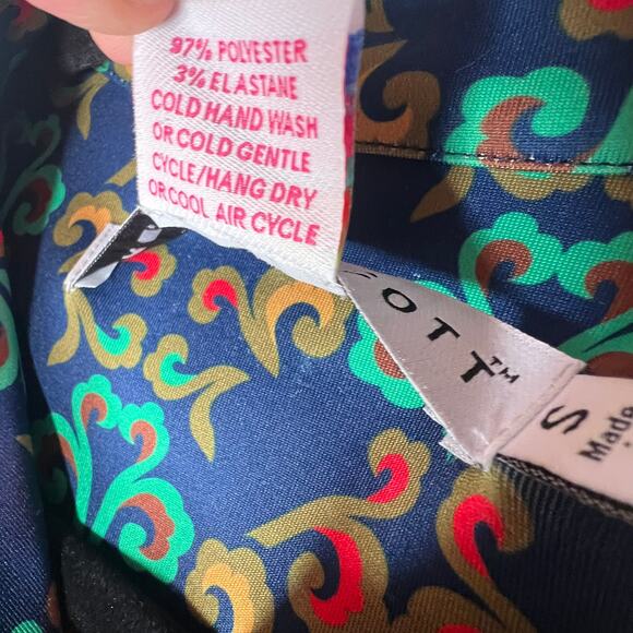 Gretchen Scott Navy Shift Mini Dress Size Small - Picture 6 of 9